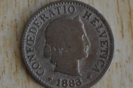 Швейцария 5 раппенов 1883