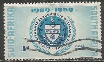 Южная Африка. 50 лет Академии искусств. 1959г. Mi#258.