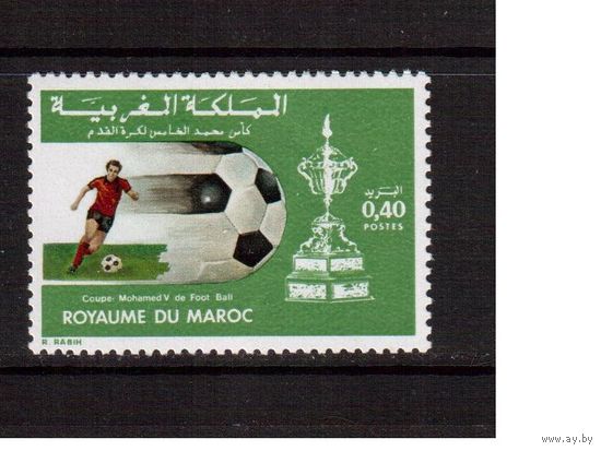 Марокко-1979,(Мих.897)  **  , Спорт, Футбол,(одиночка)