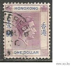 Гонконг. Король Георг VI. 1938г. Mi#143 III.