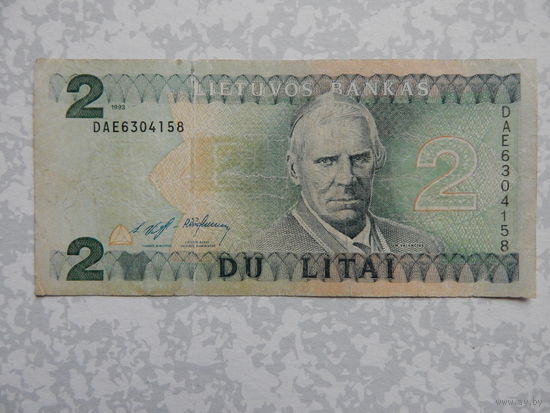 Литва 2 лита 1993г.