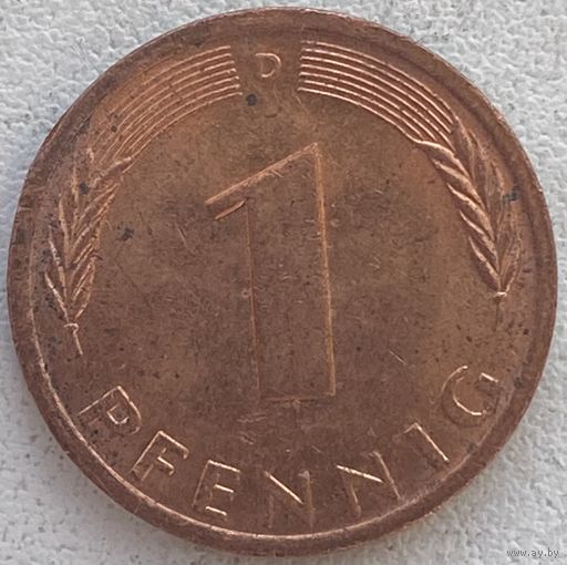 Германия 1 пфенниг 1984 г. D