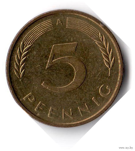 Германия. 5 пфеннигов. 1995 A