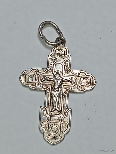 Крестик серебро  925 проба .