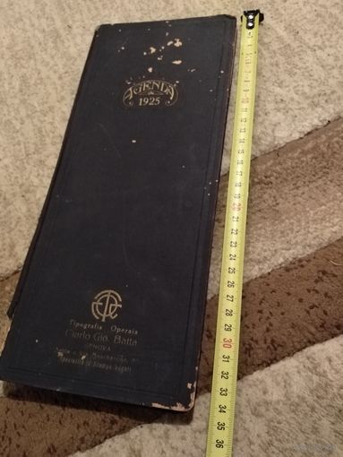 Кабинетный ежедневник Италия 1925г Генуя