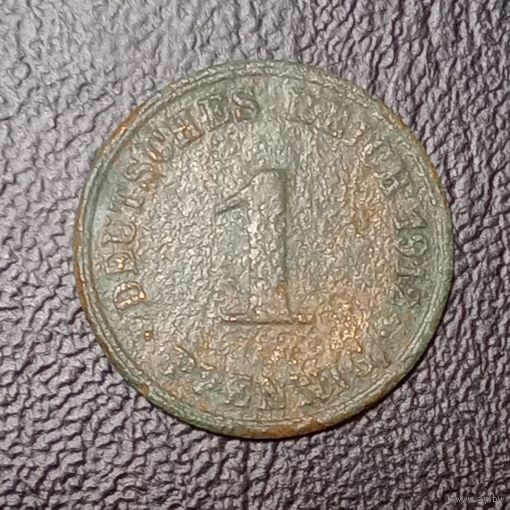 1 пфенниг 1912 Германия
