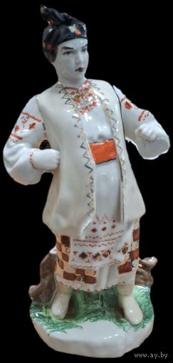 Актикварная фарфоровая фигура - Одарка Киевский ЭКХЗ - Украина. С утратами