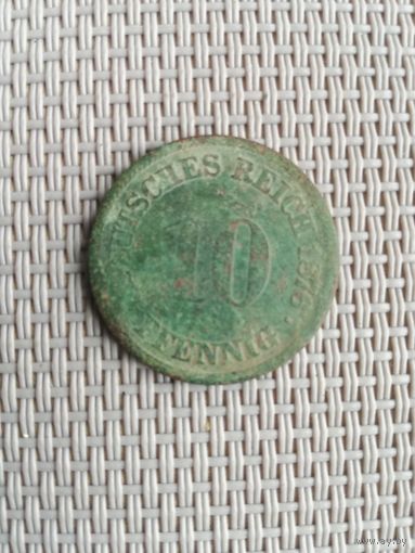 10 пфеннигов 1876 года с рубля!
