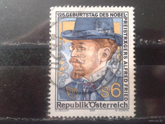 Австрия 1989 Пацифист, Нобелевский лауреат 1911 г