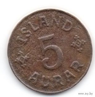 КОРОЛЕВСТВО ИСЛАНДИЯ. 5 ЭЙРЕ 1942