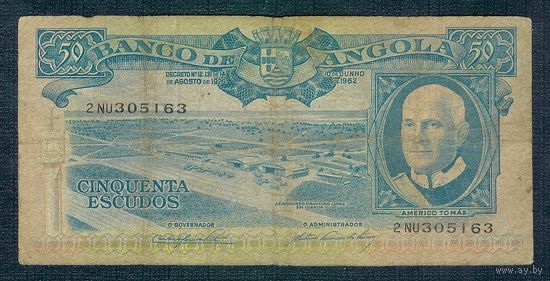 Ангола 50 эскудо 1962 год.