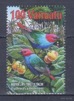 [31] Вануату 2001. Фауна.Птицы. Гашеная марка. Кат.гаш.3,2 е.
