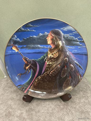 Декоративная тарелка Franklin Mint Мудрость веков Англия 20.5 см