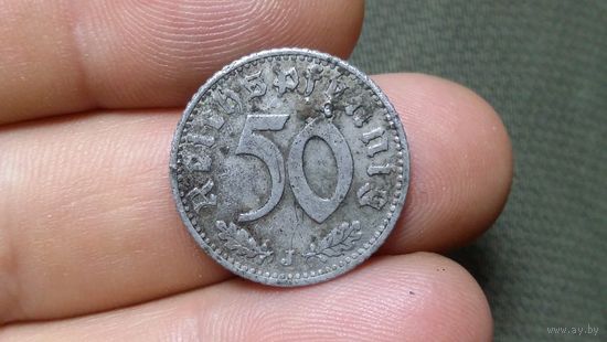 50 пфеннигов 1935 J С рубля!  Без мц.