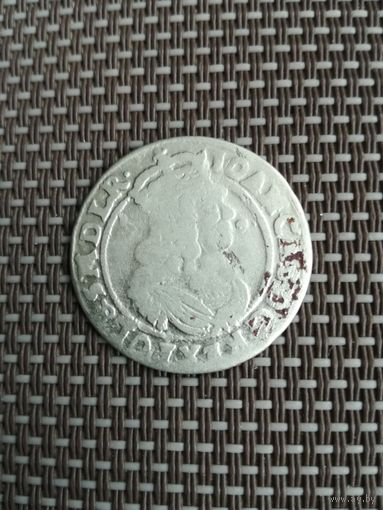 6 грошей 1666 год АТ