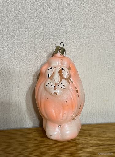 Ёлочная игрушка СССР !!! ЛЕВ !!!  АКТЮБИНСК !!! РЕДКИЙ !!! С РУБЛЯ !!!