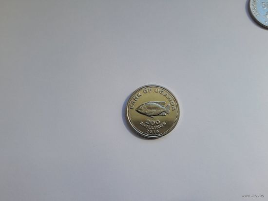 200 шиллингов 2019 года. Уганда. UNC.