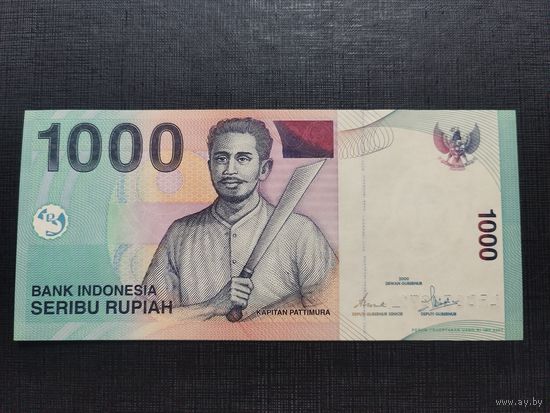 Индонезия 1000 рупий 2000г unc, пресс