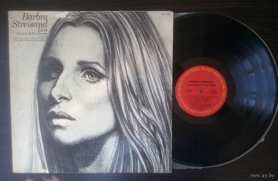 BARBARA STREISAND - Live Concert At The Forum (винил LP USA 1972)