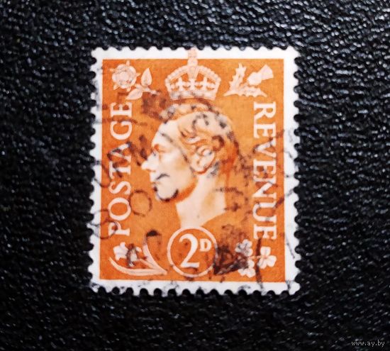 Марка Великобритания 1937-1941 г.г. Король Георг  VI