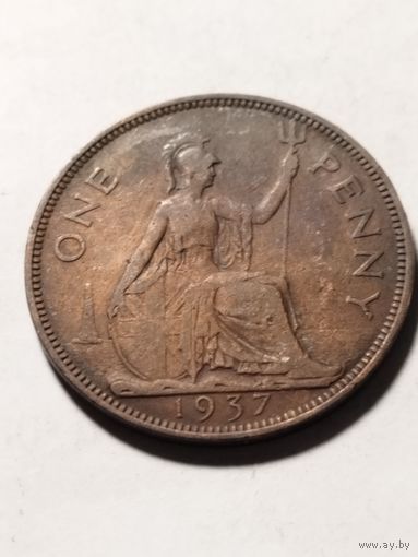 Великобритания 1 пенни 1937