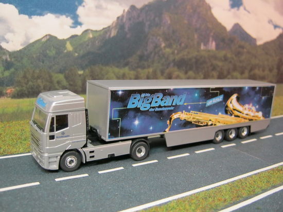 Модель грузового автомобиля Iveco Eurotech (5). Масштаб HO-1:87.