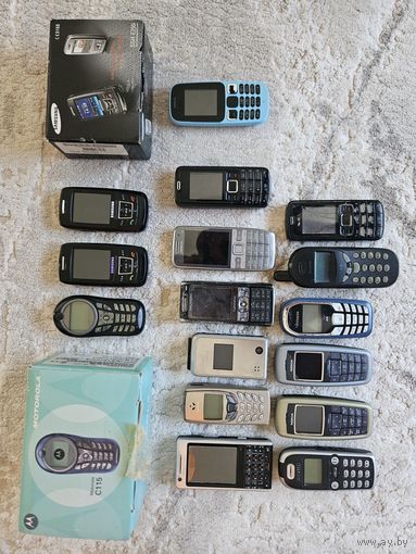 СТАРТ С 1 РУБЛЯ ТЕЛЕФОНЫ В КОЛЕКЦИЮ Сотовые телефоны nokia sony ericsson motorola Siemens