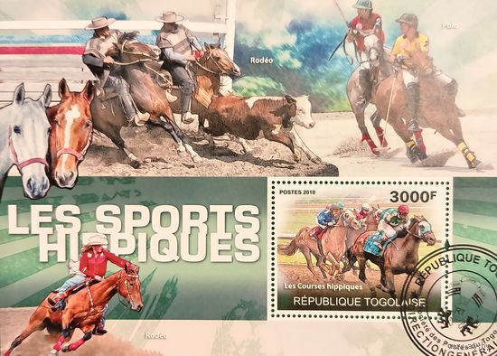 Того 2010. Конные виды спорта. Блок
