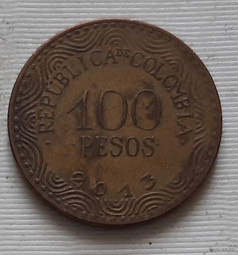 100 песо 2013 г. Колумбия
