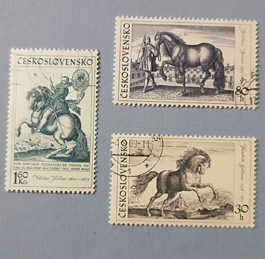 Лошади. Картины. Чехословакия, 1969