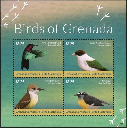 2015 Гренада Гренадины 5059-5062KL Птицы 12,00 евро