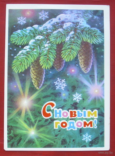 С новым годом! Чистая. 1976 года. Кузнецов. 1336.