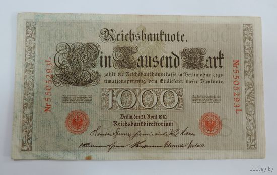 1000 марок 1910 г. Германия