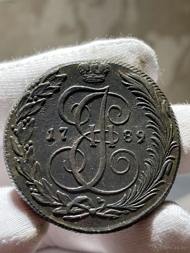 5 копеек 1789 КМ без МЦ.AU-UNC.(R).