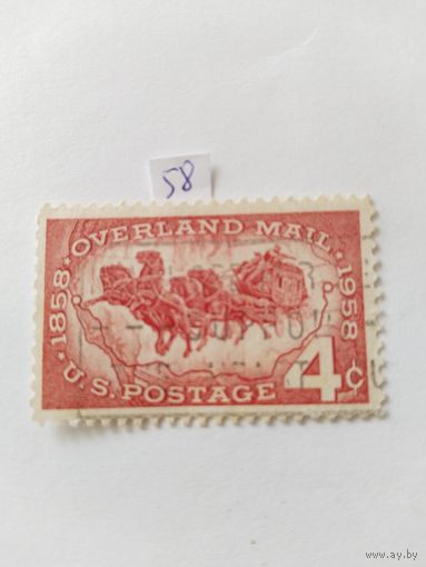 США 1958  почт.дилижанс