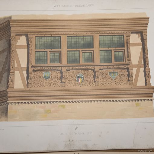 Гравюра Германия 19век. 48 х32см.     РАСПРОДАЖА КОЛЛЕКЦИИ.