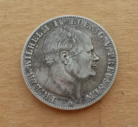 Пруссия, талер 1860 г., серебро 0.900, Фридрих Вильгельм IV (1840-1861)