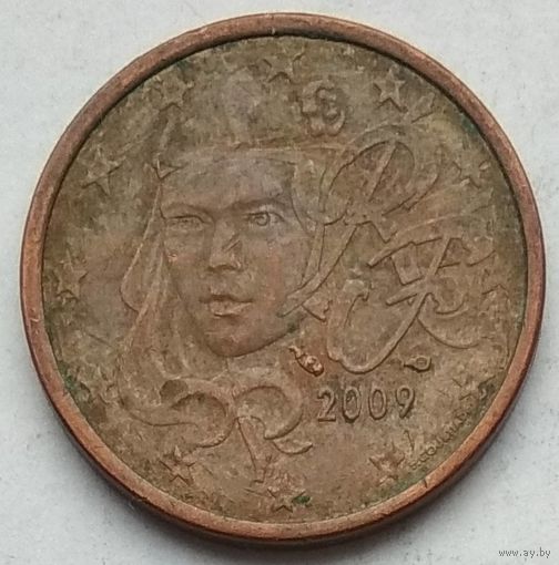 Франция 5 евроцентов 2009 г.