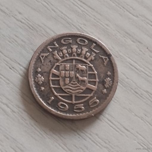 Ангола 50 сентаво 1955г. тир.1.126.000