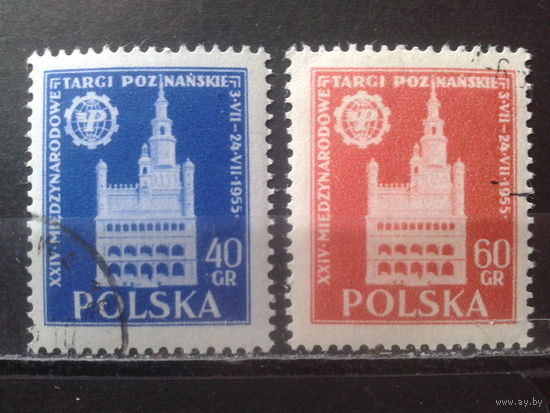 Польша 1955 Международная ярмарка в Познани, полная серия