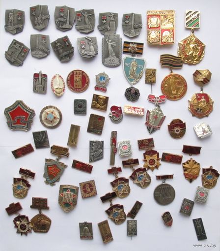 Все лоты с рубля.Значки,знаки  военные,Великая отечественная война.СССР