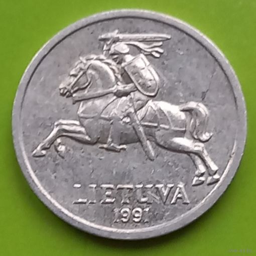 Литва.1 цент 1991год