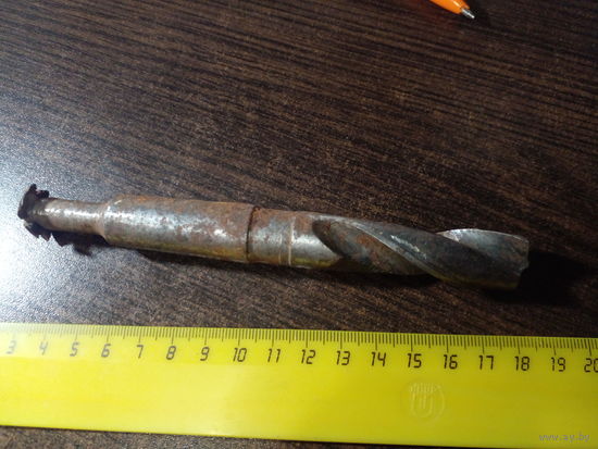 Сверло по металлу 23.75 мм, конус СССР сталь