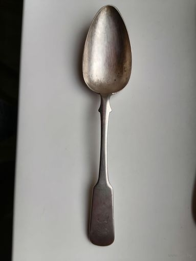 Ложка, серебро 750 пробы , вес 58,3 гр