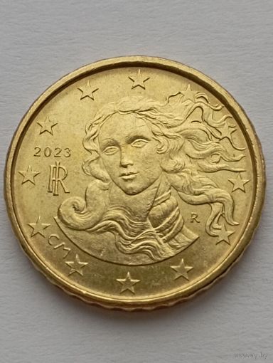 Италия. 10 евроцентов 2023