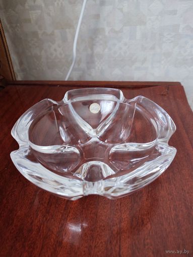 Винтажная хрустальная пепельница - Франция