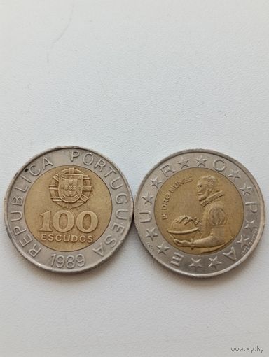 Португалия. 100 эскудо 1989 года. (4)