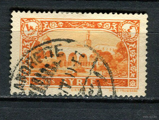 Сирия (Французский мандат) - 1930/1936 - Дворец в Дамаске 4Р - [Mi.347] - 1 марка. Гашеная.  (LOT Gf11)-T3P11