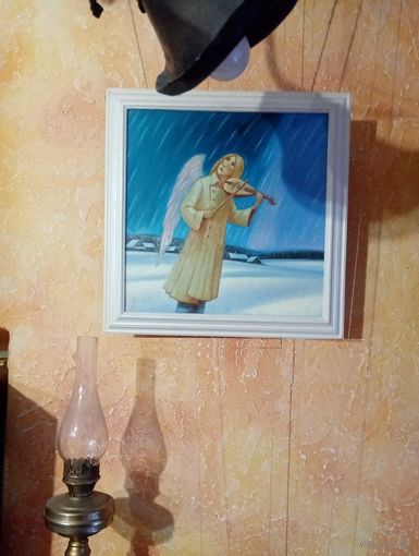 Суворов А. "На каляды", 36х36см. х.м. 2018г.