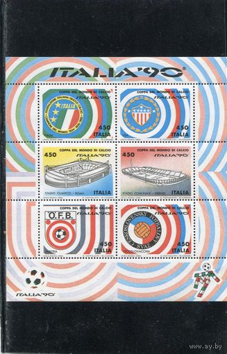 Италия. Чемпионат мира по футболу. Италия-90. Блок